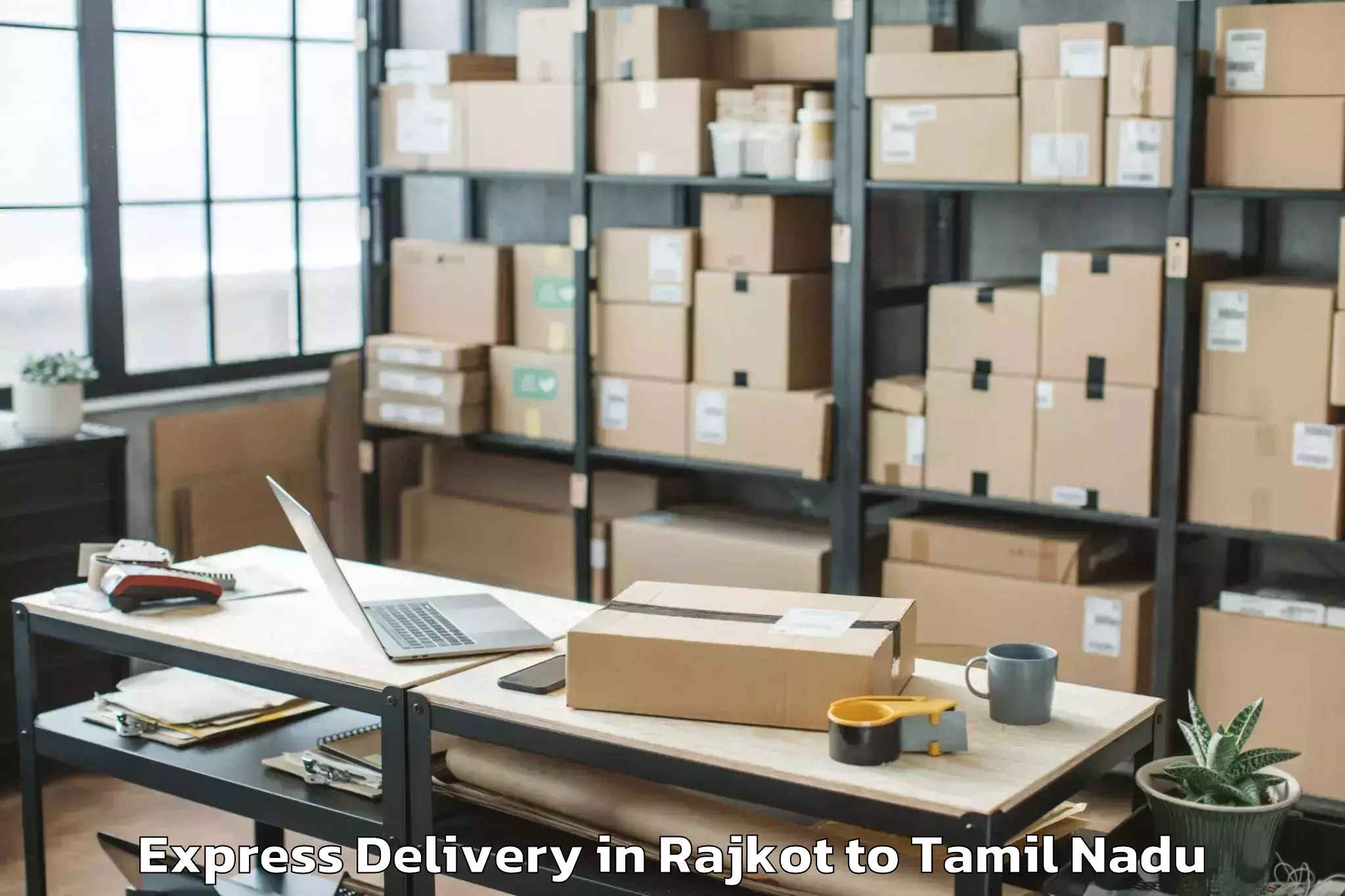 Expert Rajkot to Koonimedu Express Delivery